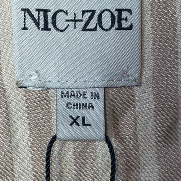 NWT NIC + ZOE Striped Sleeveless Mini Dress Size XL - Picture 4 of 6